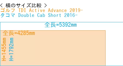 #ゴルフ TDI Active Advance 2019- + タコマ Double Cab Short 2016-